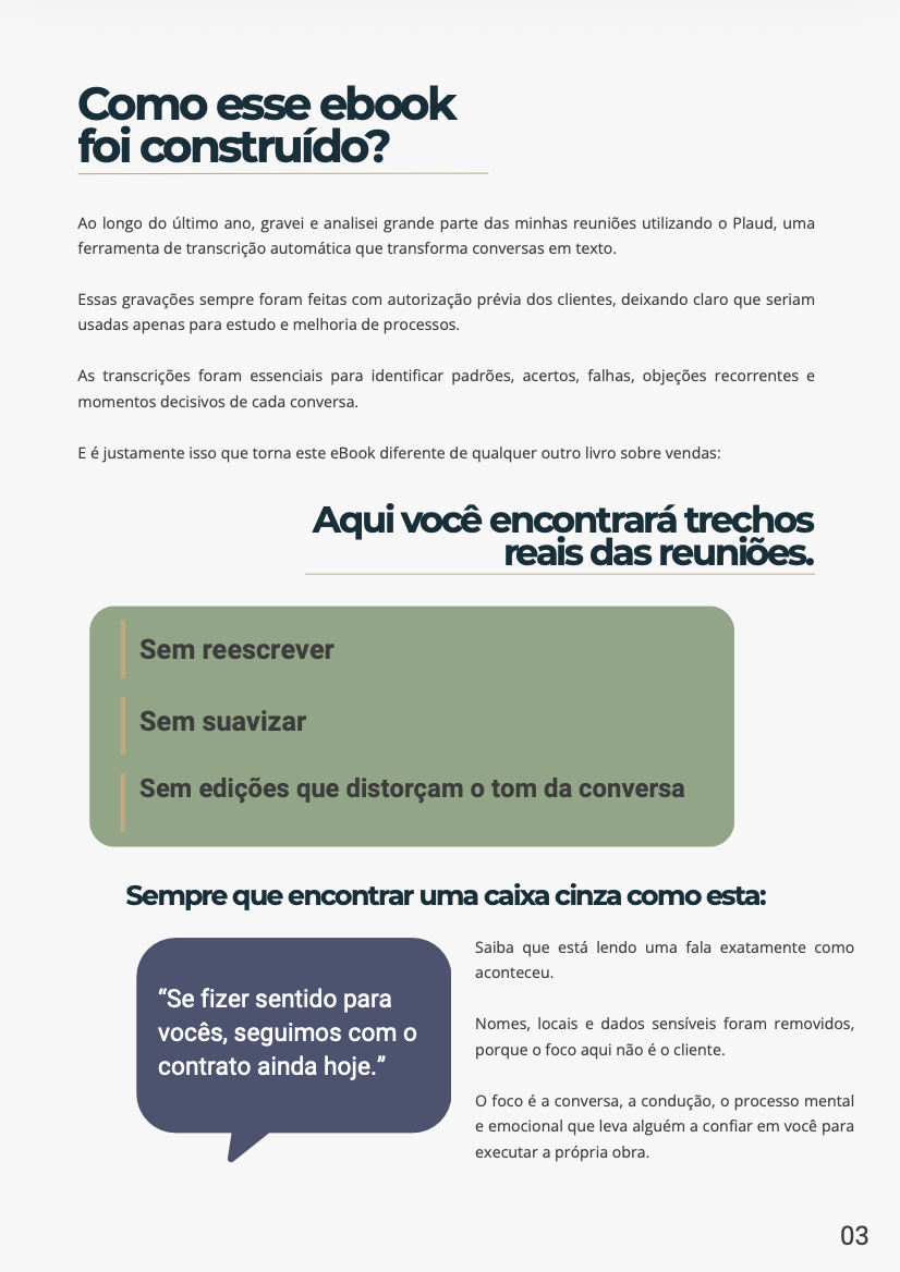 Como o roteiro foi construído